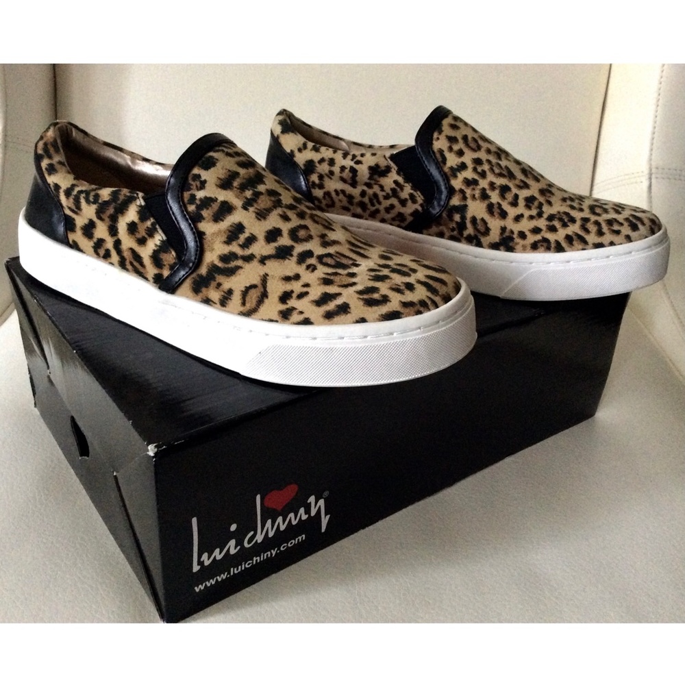 Luichiny Vay Kay Leopard Sneakers Loafers Flats - Picture 7 of 12